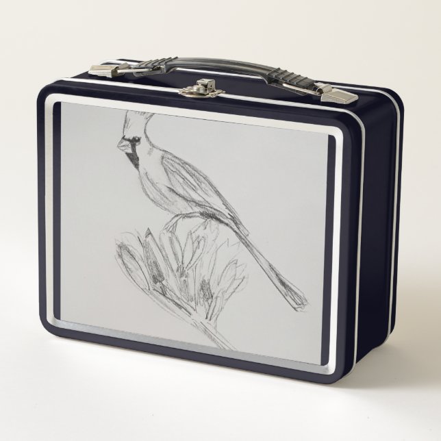 Cardinal Bird Lunchbox (Front)