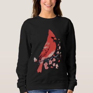 Cardinal bird. Nature's ruby. Beauty in red. Sweatshirt