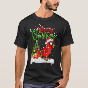 Cardinal Bird  Xmas Decoration Santa Cardinal Chri T-Shirt