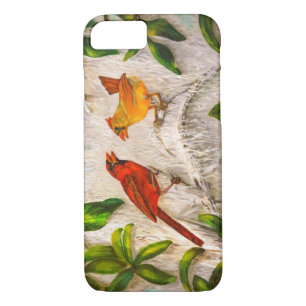 Cardinal birds - Singing of love iPhone 8/7 Case