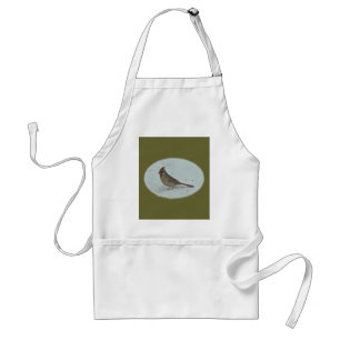 Cardinal (Cardinalis cardinalis) Female Songbird Standard Apron