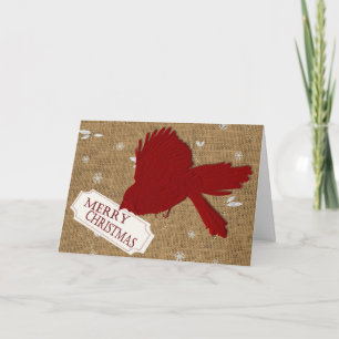 Cardinal Christmas Card