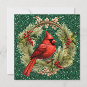 Cardinal Christmas Greeting Card