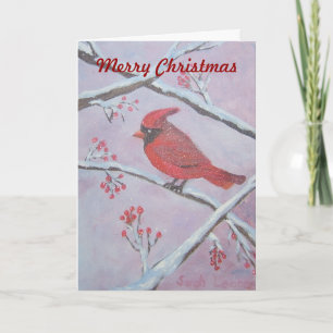 Cardinal Christmas Holiday Card