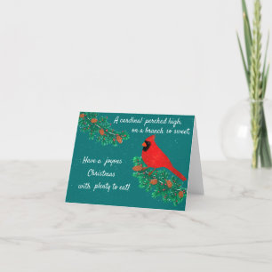 Cardinal Christmas Magic Greeting Card