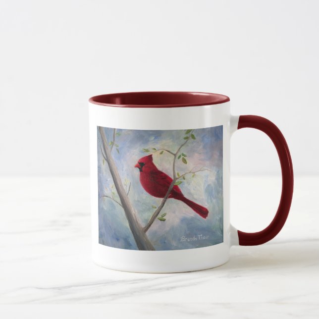 Cardinal Christmas Mug (Right)