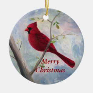 Cardinal Christmas Ornament
