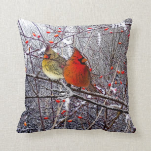 Cardinal Christmas Pillows