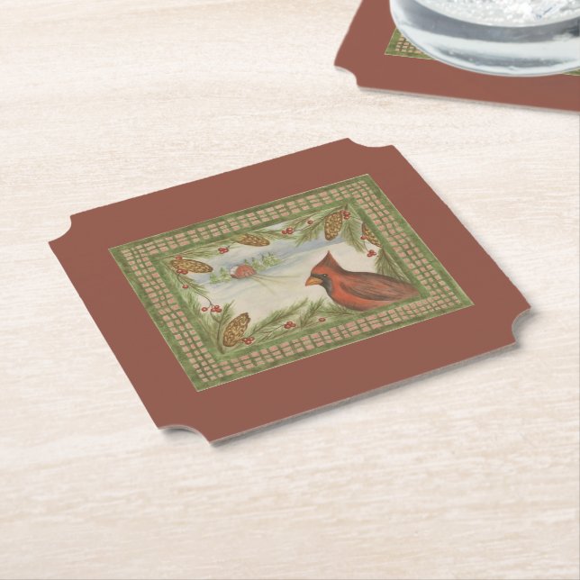 Cardinal Coasters (Angled)