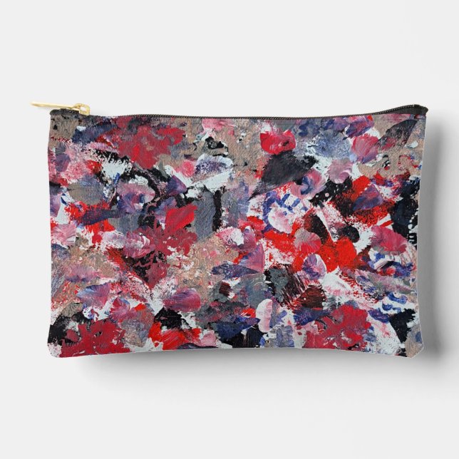 Cardinal Confetti  Accessory Pouch (Front)
