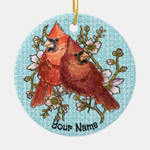 Cardinal Couple ornament
