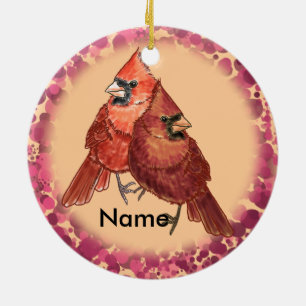 Cardinal Couple Ornament