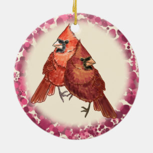 Cardinal Couple  Ornament