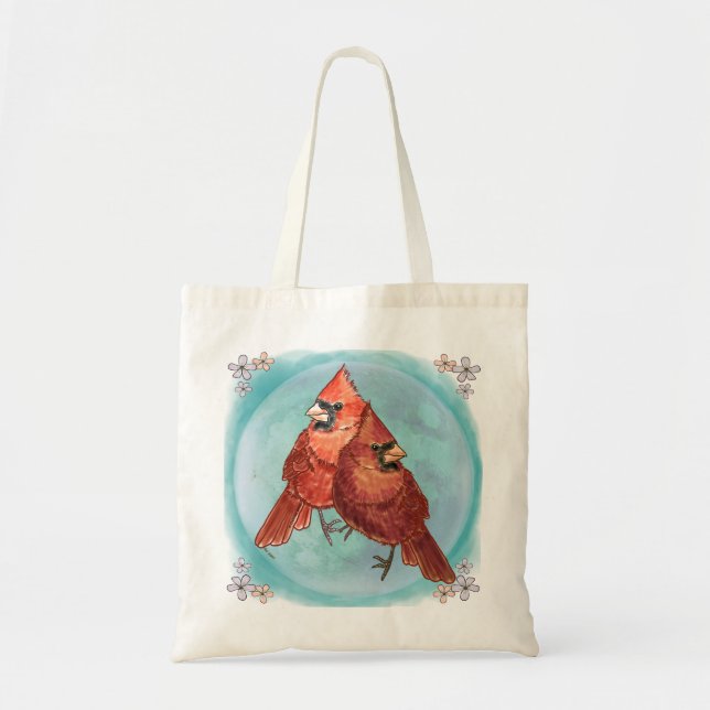 Cardinal Couple Tote Bag (Front)