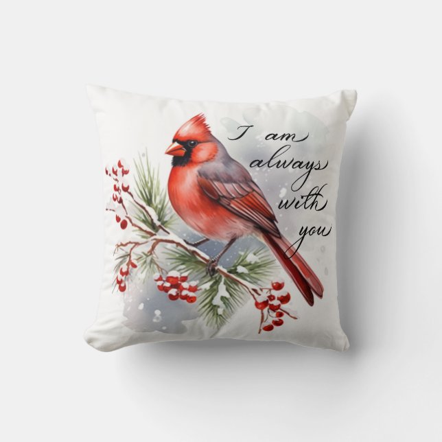 Cardinal Cushion (Front)