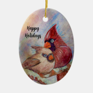 Cardinal Customizable Ornament art painting