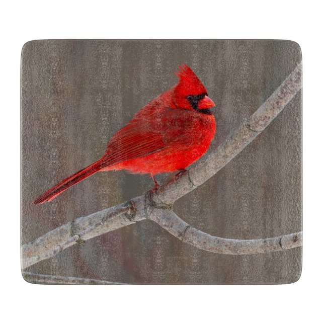 Cardinal Cutting Board (Front)