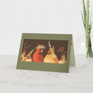 Cardinal family card