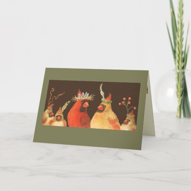 Cardinal family card (Front)