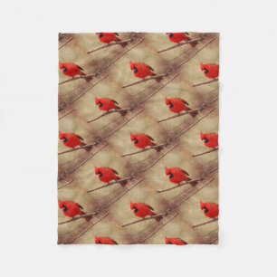 Cardinal Fleece Blanket