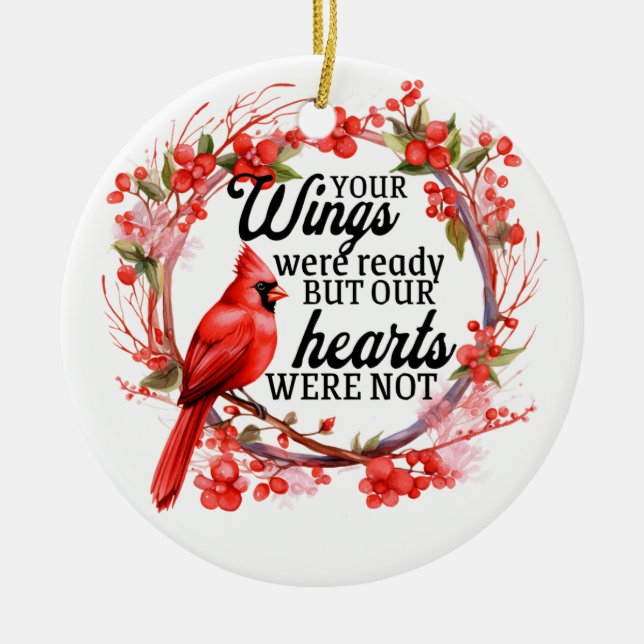 Cardinal From Heaven. Ornament (Front)