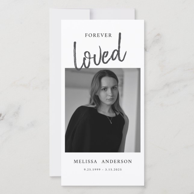 Cardinal Funeral Memorial Sympathy Memorial Evite Thank You Card (Front)