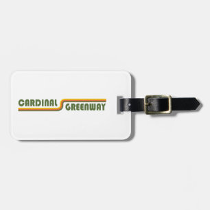 Cardinal Greenway Indiana Luggage Tag