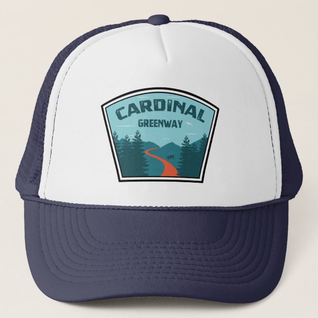 Cardinal Greenway Indiana Trucker Hat (Front)