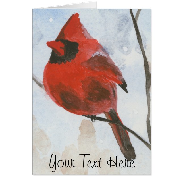 Cardinal Greeting Card (Front)
