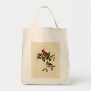 Cardinal Grosbeak from Audubon's Birds of America Tote Bag
