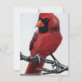 Cardinal holiday card