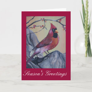 Cardinal Holiday Card
