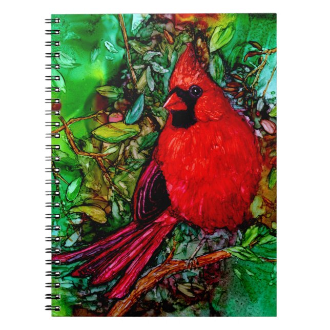 Cardinal In the Tree Notebook (Front)