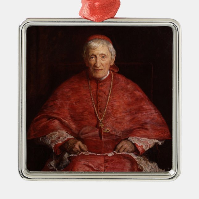 Cardinal John Henry Newman Metal Ornament (Front)
