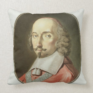 Cardinal Jules Mazarin (1602-61) from 'Portraits d Cushion