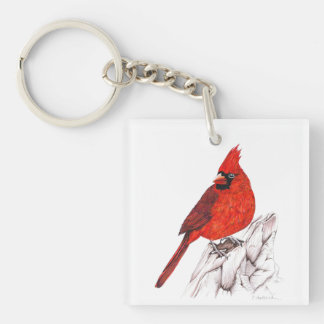 Cardinal Key Ring