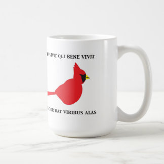 Cardinal Mug with Latin Phrase