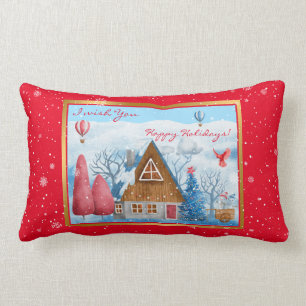 Cardinal on Landscape Customise Lumbar Cushion