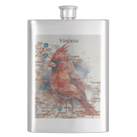 Cardinal on Virginia Road Map