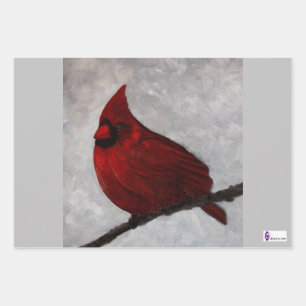 Cardinal, Owl and Common Loon Wrapping Paper