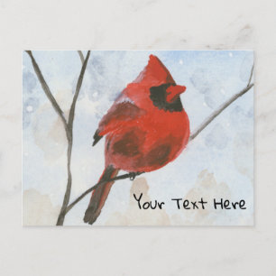 Cardinal Postcard