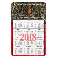 Cardinal Quote 2018 Calendar Magnet