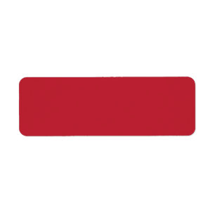 cardinal red -blank return address label