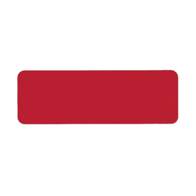 cardinal red -blank return address label (Front)
