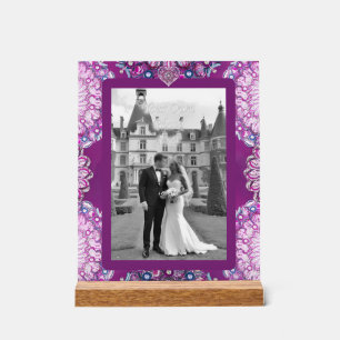 Cardinal red Rosace Acrylic Sign