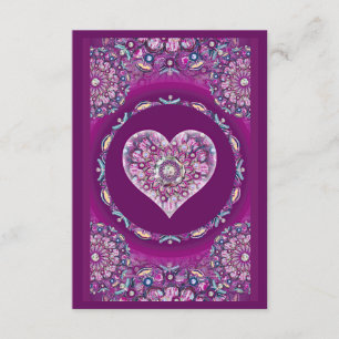 Cardinal Red Rosace Enclosure Card