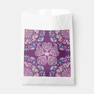 Cardinal Red Rosace Favour Bag