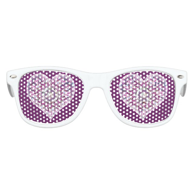 Cardinal Red Rosace Kids Sunglasses (Front)
