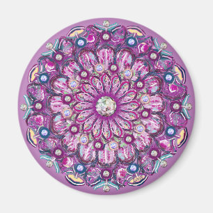 Cardinal red Rosace Magnet