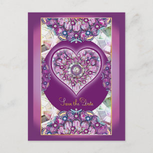 Cardinal Red Rosace Postcard